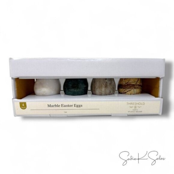 Threshold x Studio McGee Set of 4 Marble Easter Eggs - Target Spring 2025 - Picture 4 of 4